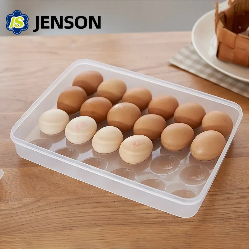 Plastic Egg Storage Box with Lid